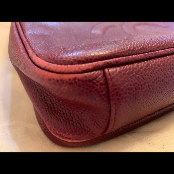 Chanel vintage timeless tote Bordeaux - Picture 7 of 12